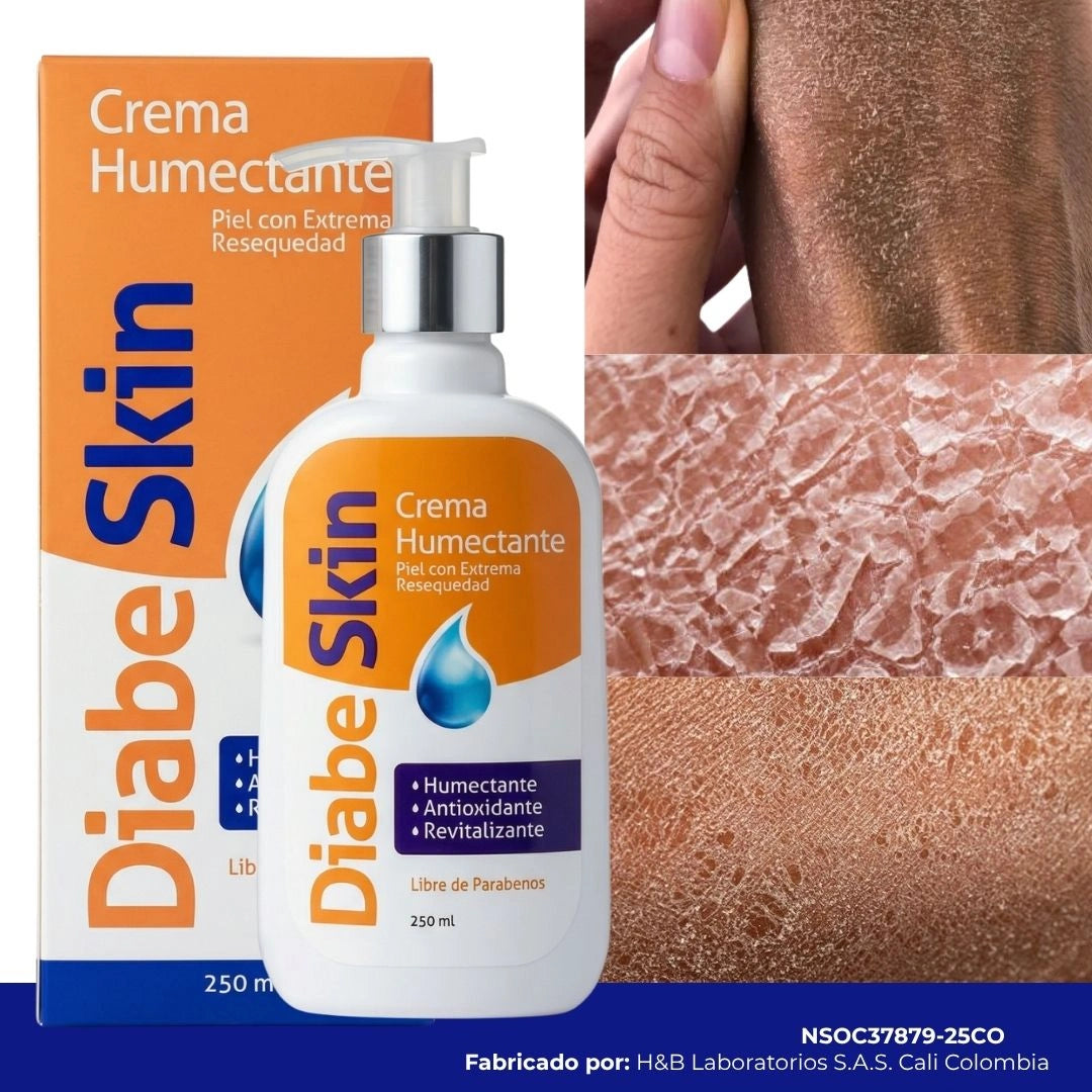 Diabeskin - Crema humectante para La Resequedad